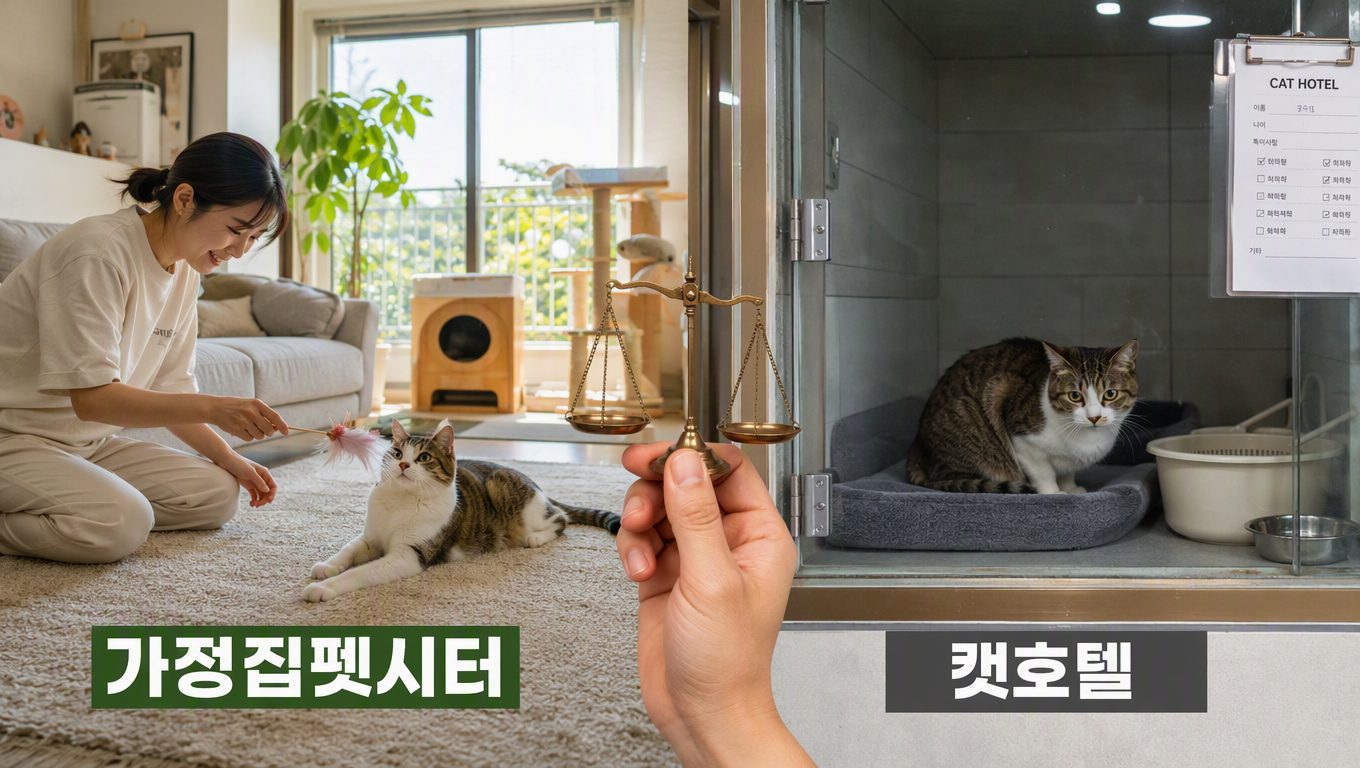 가정집펫시터와 캣호텔 중 고양이에게 더 좋은 선택은