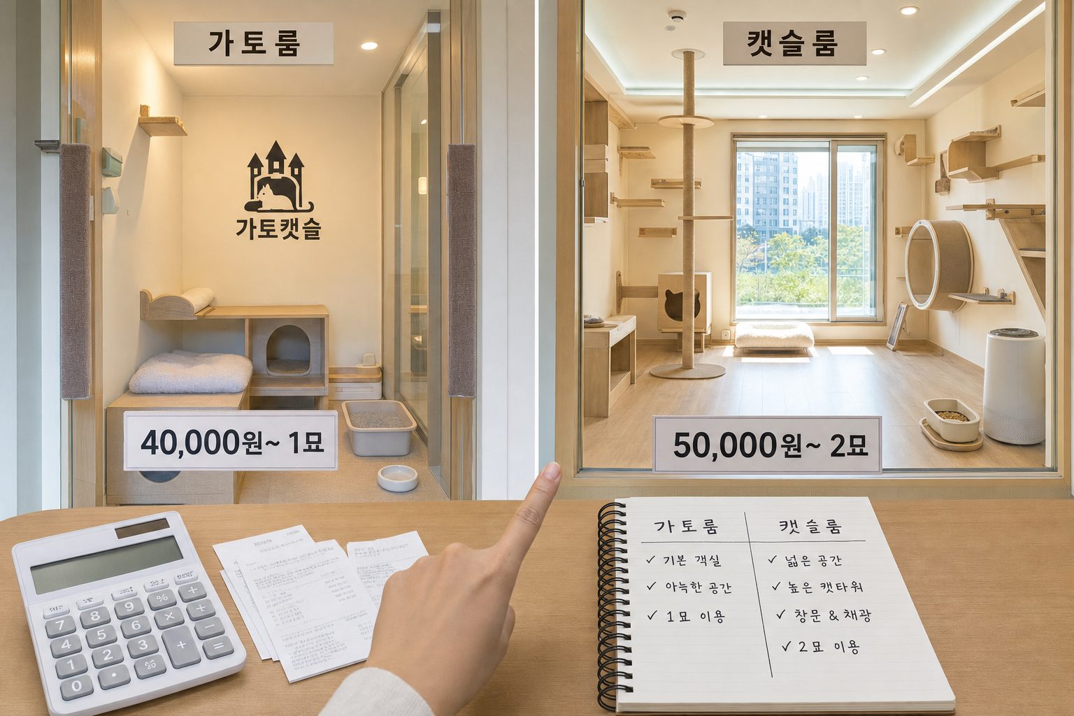 수원고양이호텔 가격과 시설 비교