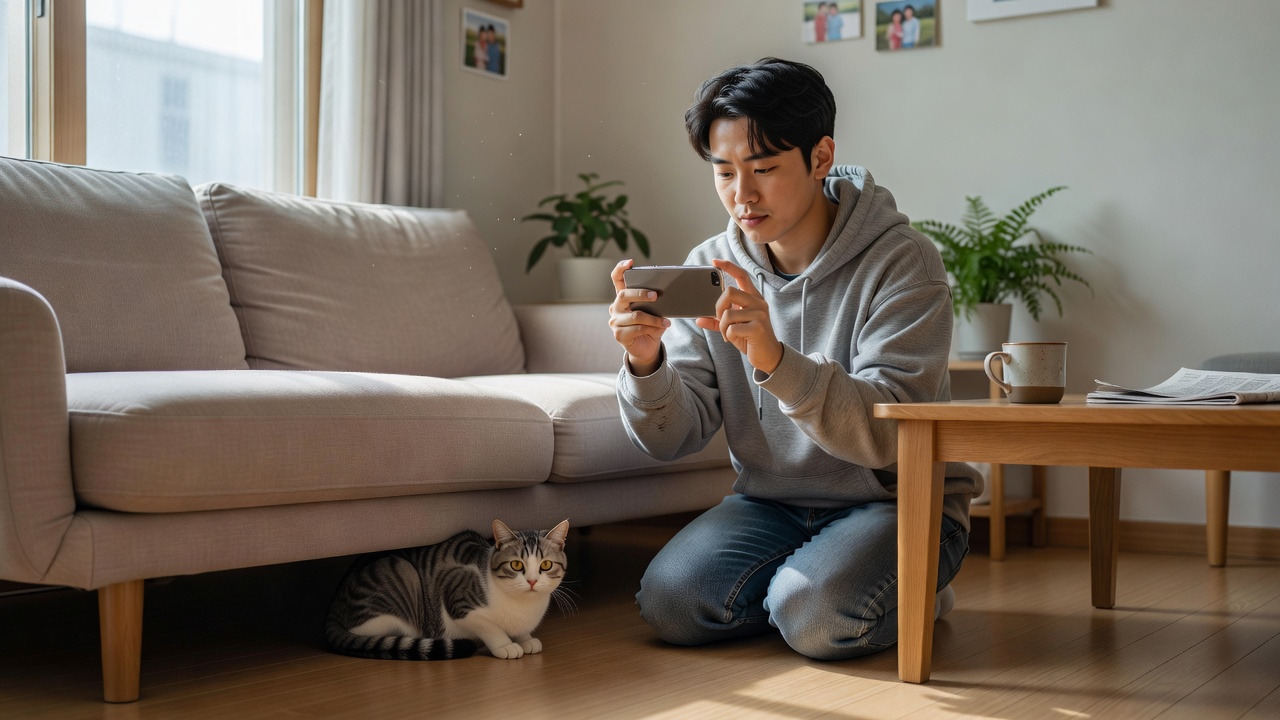 고양이돌봄 서비스에서 사진으로 확인하는 돌봄 과정