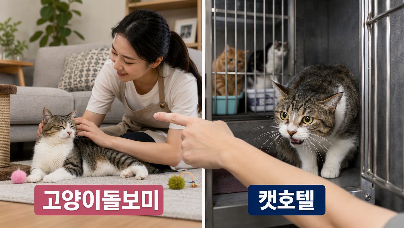 고양이돌보미 이용 전 스트레스와 선택 기준 살펴보기