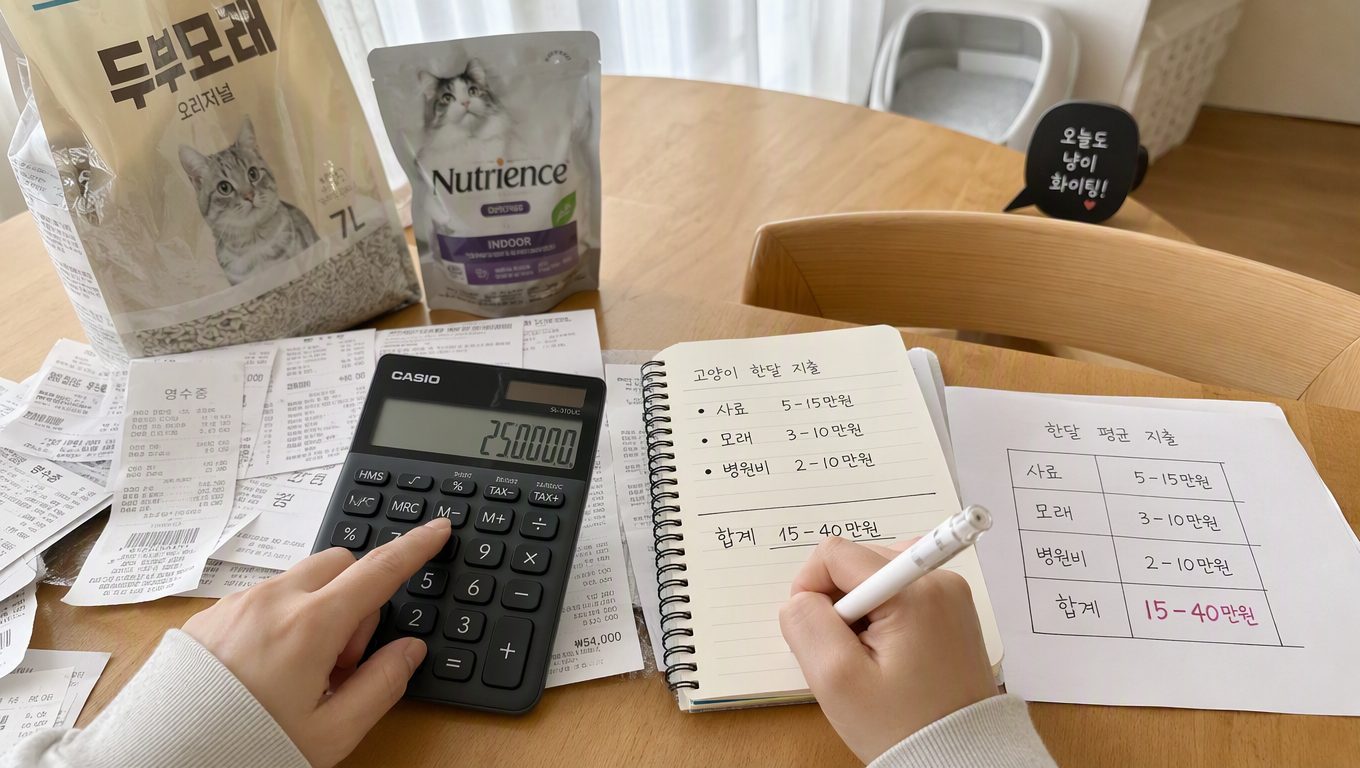 고양이 케어 비용은 실제로 얼마나 들까 고양이케어