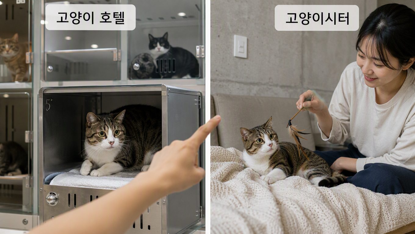 고양이시터와 호텔 중 우리 고양이에게 맞는 돌봄을 고르는 기준