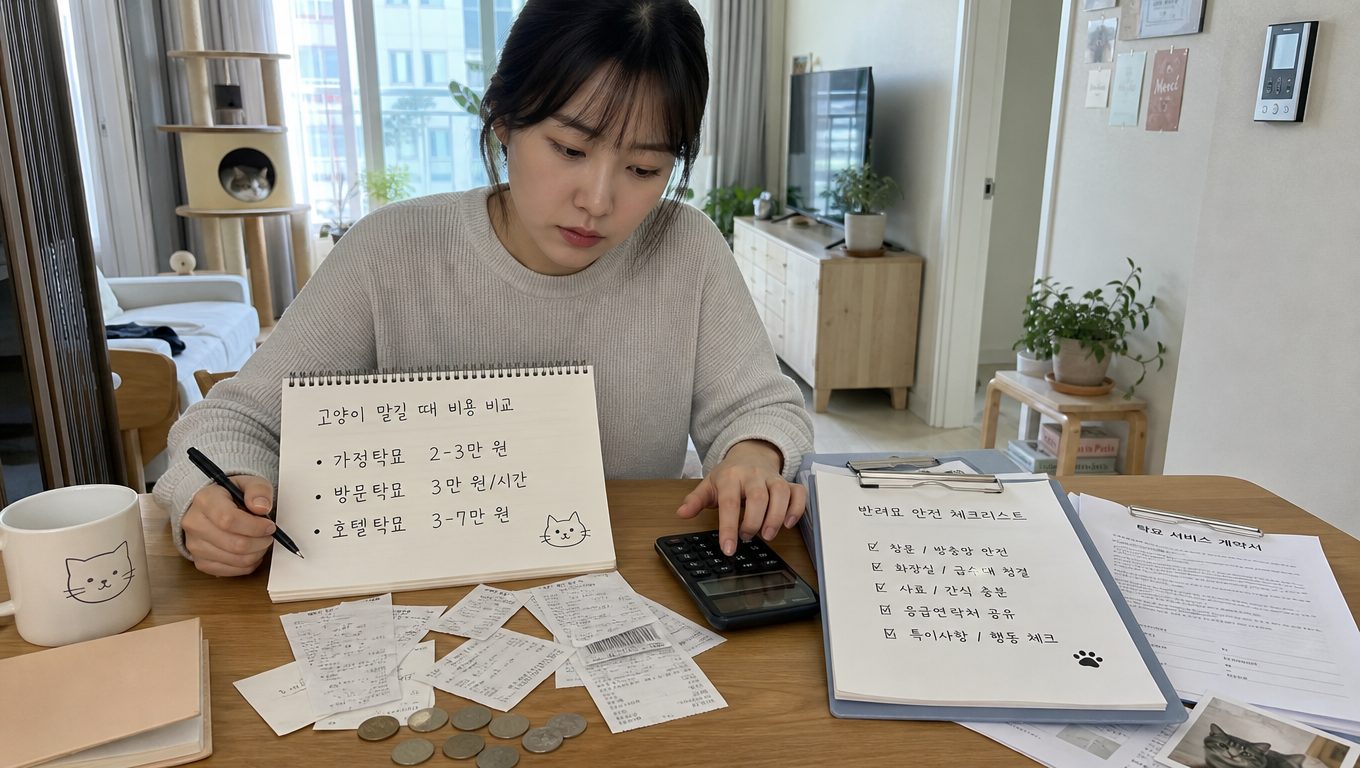 탁묘 비용과 계약서·안전 기준 확인 방법