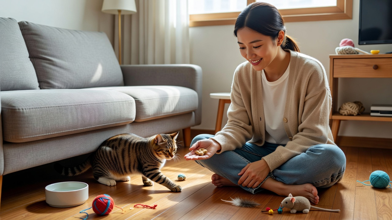 고양이돌보미 방문 시 고양이 적응과 일상 관리 경험