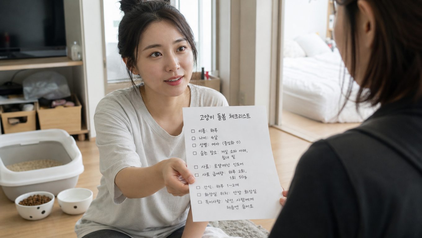 고양이맡기기 첫 이용 전후로 알아두어야 할 준비와 확인점
