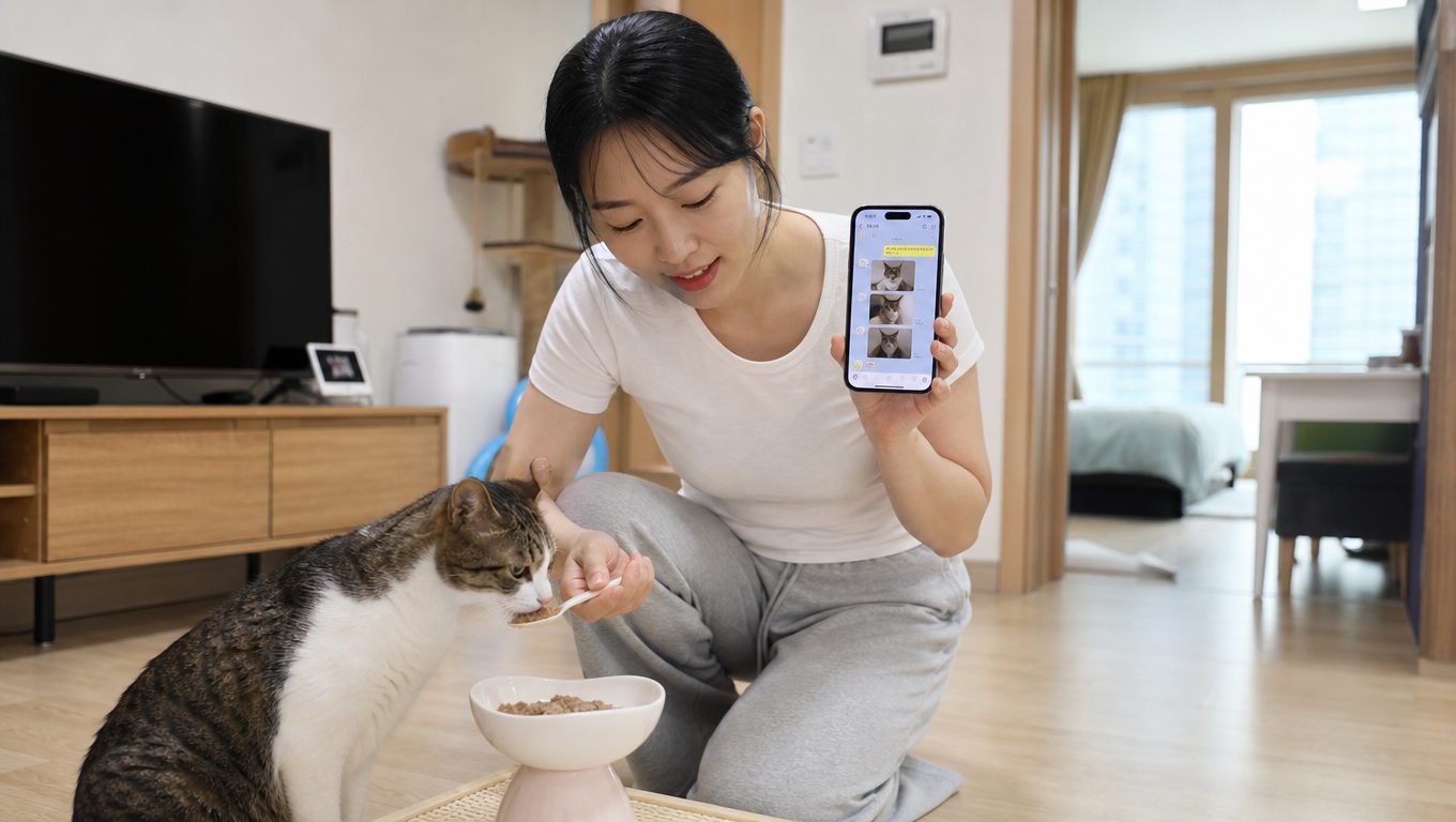 고양이방문 방문탁묘 지인 펫시터 후기와 준비사항